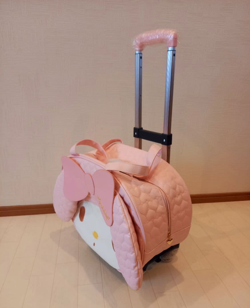 希少 サンリオ マイメロ ダイカット フェイス キャリーケース バッグ