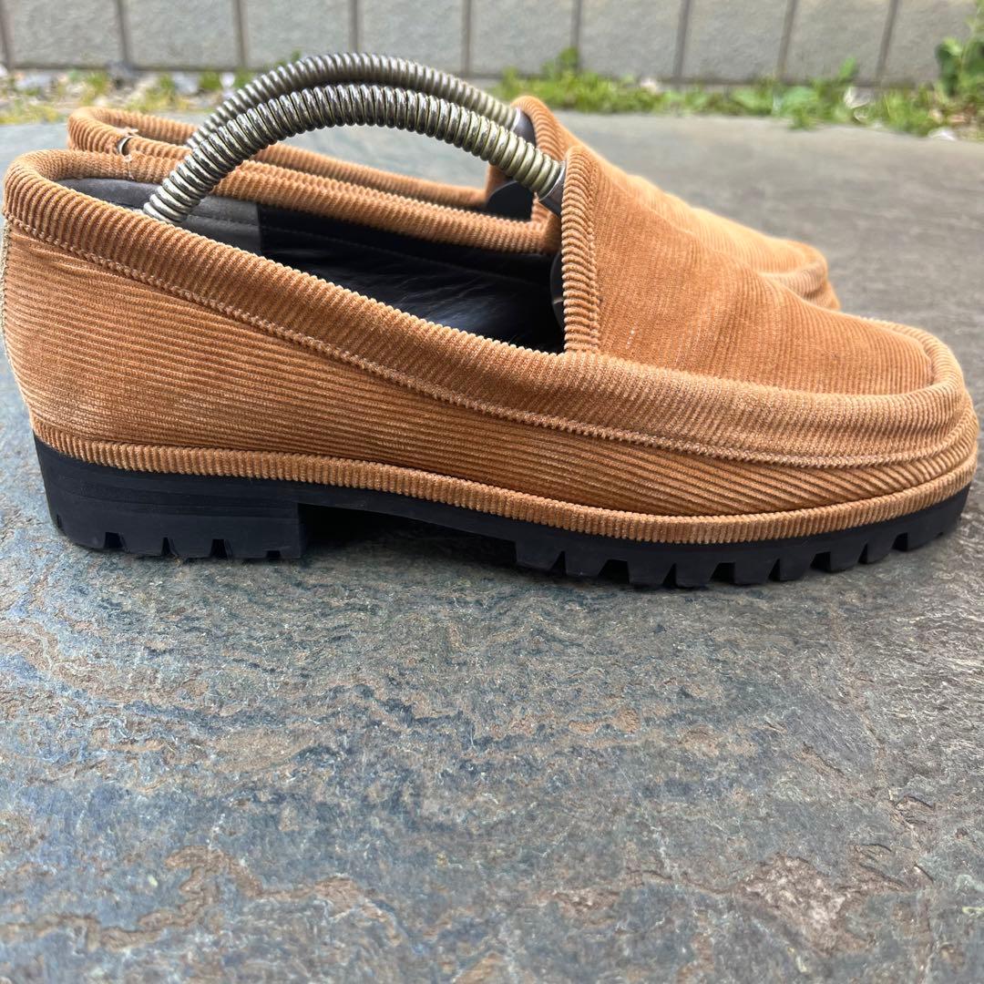 BLOHM◆ローファー/25cm/Homies Rat/BEG/コーデュロイ