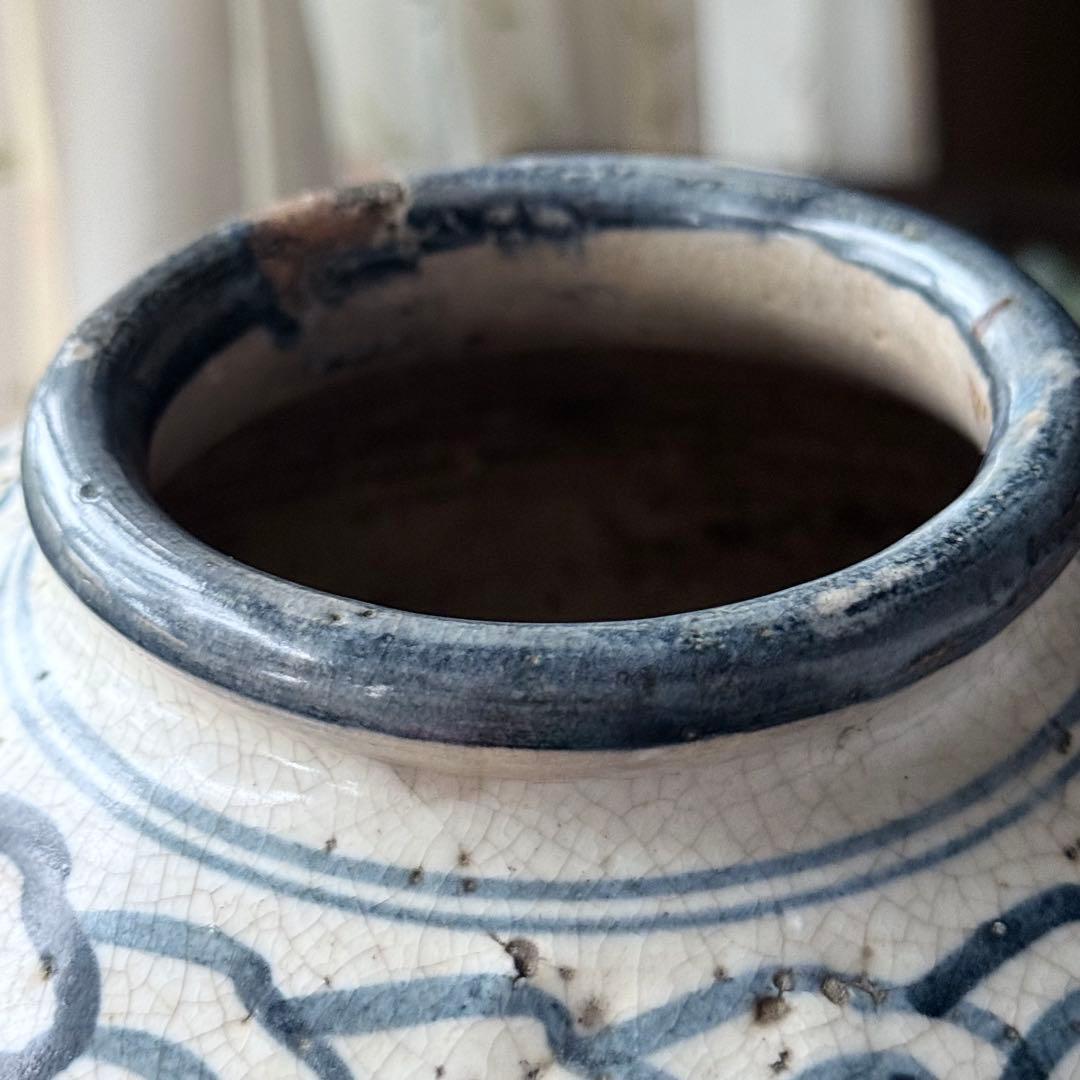 2332様感謝‼️新春の渾身リリース‼️大陸の息吹‼️門外不出愛蔵品李朝　染付壺1客