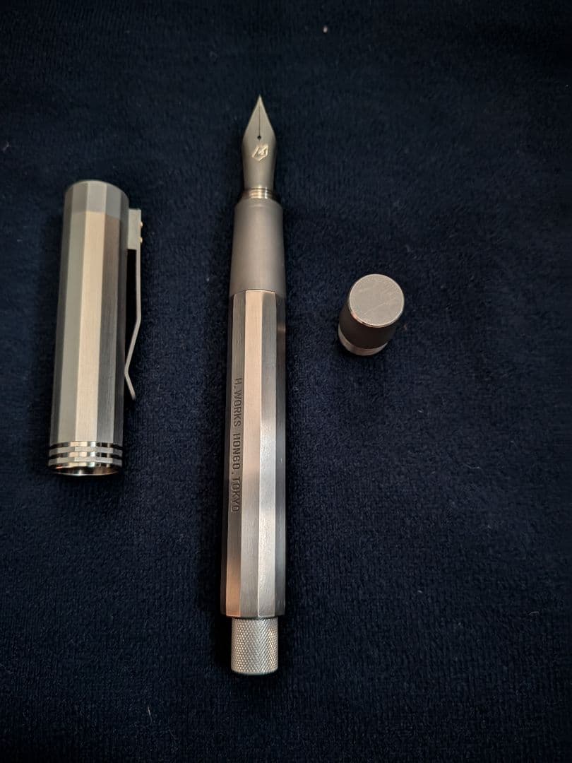 こうぴ様専用】 H. WORKS エイチワークス チタン 万年筆