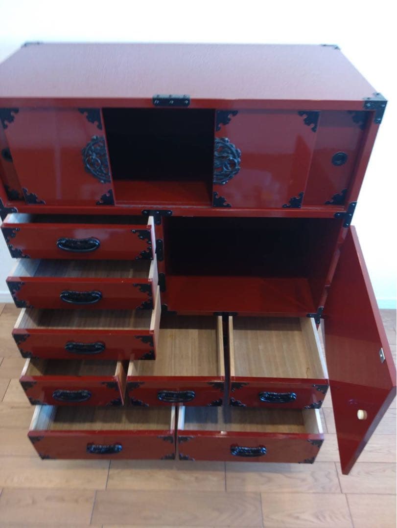 和製アンティーク 東京銀座 鷲塚高等箪笥店 桐箪笥 和製アンティーク