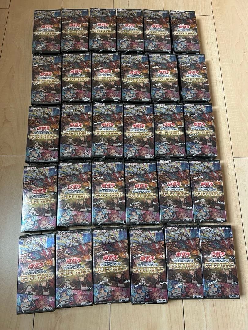 遊戯王　セレクション5　SELECTION5　シュリンク付き　30box