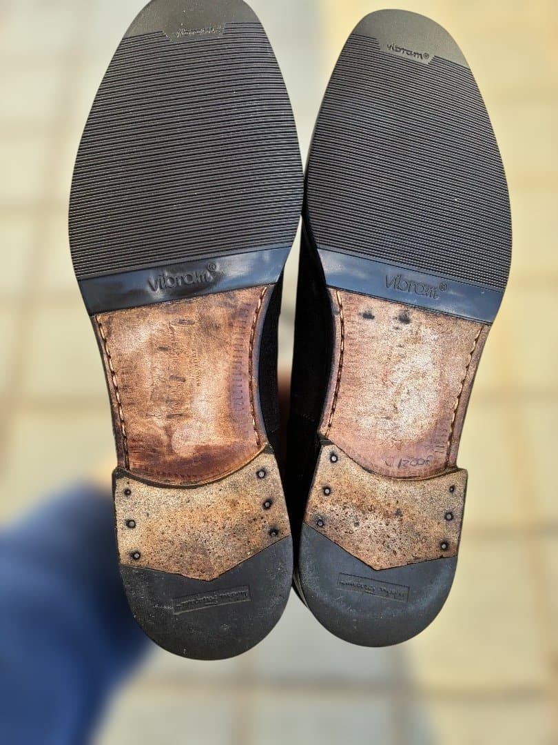 フェラガモ　スエードシューズ