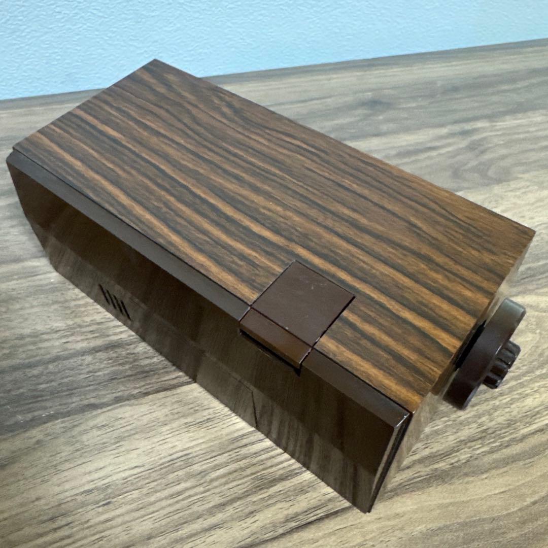 パタパタ時計 シチズン CITIZEN 7RD020 木目調 置時計 インテリア小物