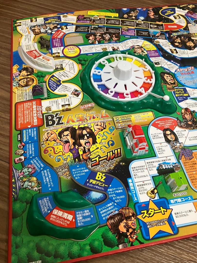 B'z 人生ゲーム 付属完備 一回使用