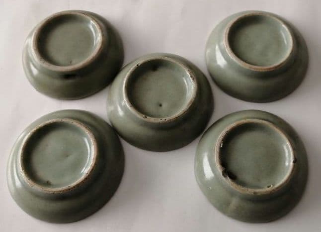 波佐見焼　青磁小皿　5枚