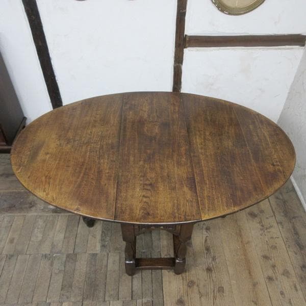 イギリス アンティーク 家具 ゲートレッグテーブル ダイニング 無垢 6745d