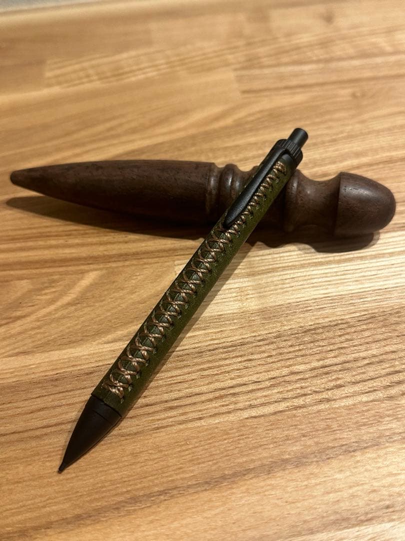 革軸シャーペン　プエブロレザー　加藤金属　KATO202 革軸ペン ブッテーロ 本革 加藤金属 ペン・筆記用具 246Leather 通販