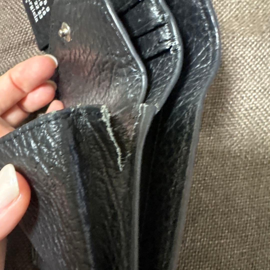 Maison Margiela ブラック 二折り財布