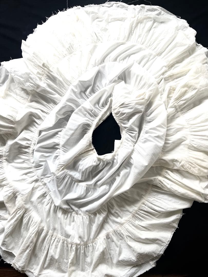 06SS COMME des GARCONS コムコム コットンギャザースカート