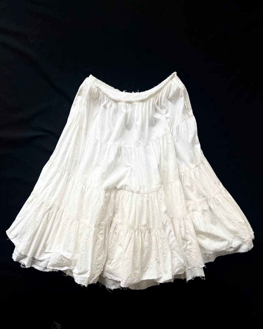 06SS COMME des GARCONS コムコム コットンギャザースカート