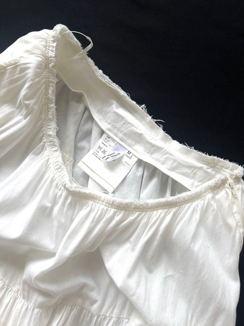 06SS COMME des GARCONS コムコム コットンギャザースカート