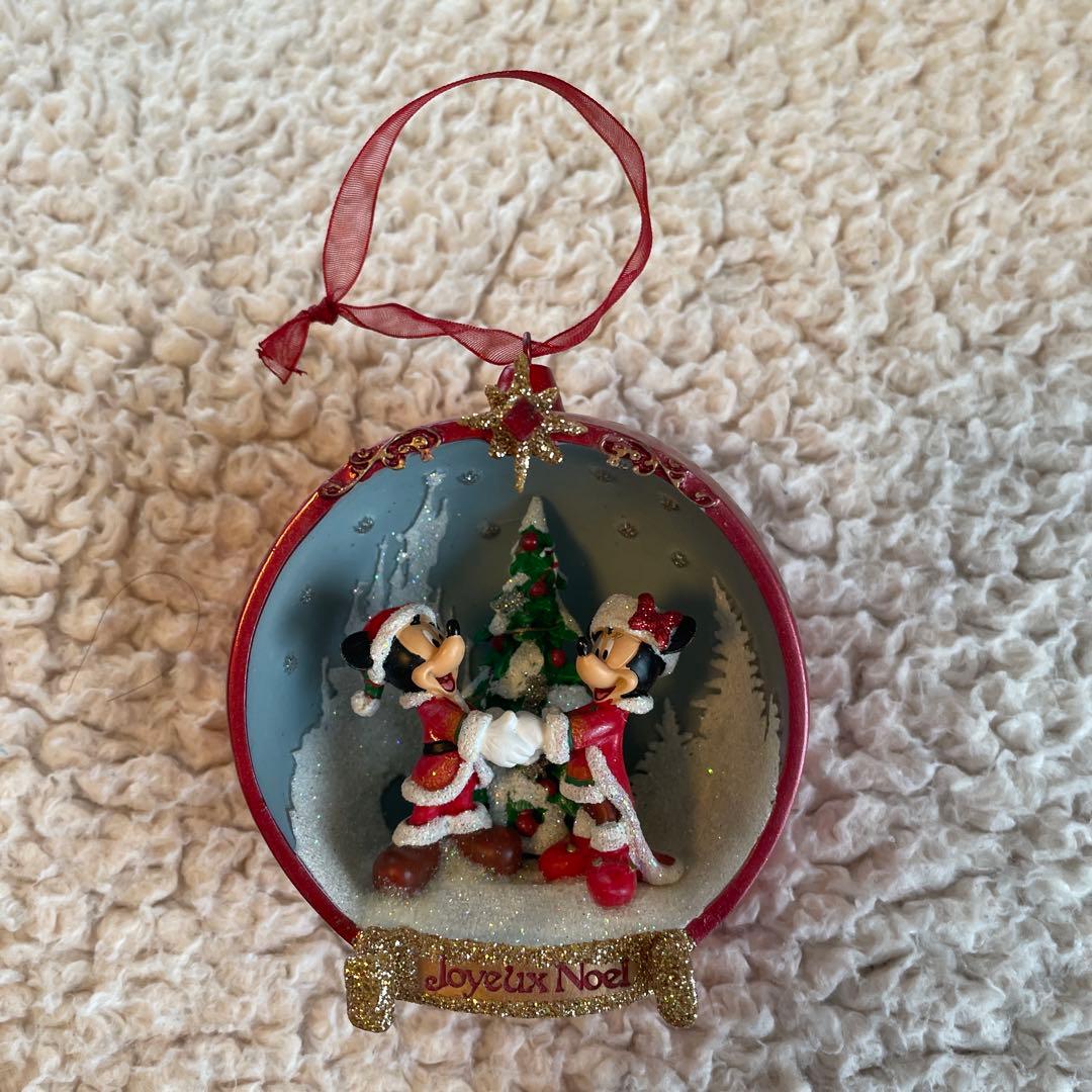 クリスマスオーナメント　ディズニーランドパリ 新品タグ付き】ディズニーランドパリ限定 クリスマスオーナメント