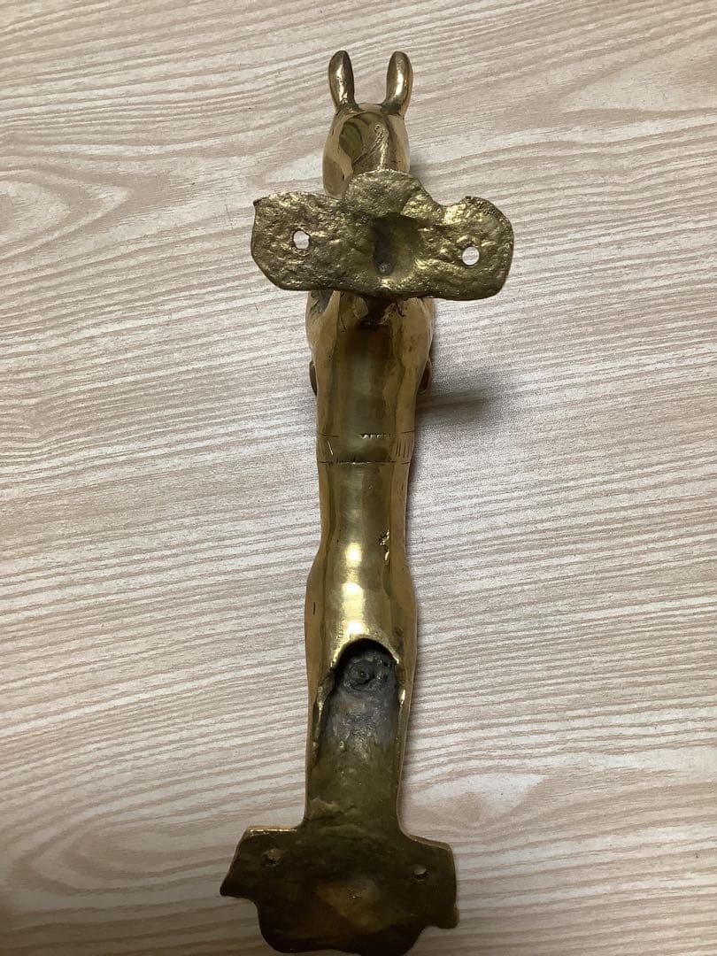 《 新品 》　ドアハンドル　チベット密教　ヒンドゥー　馬　26cm w63