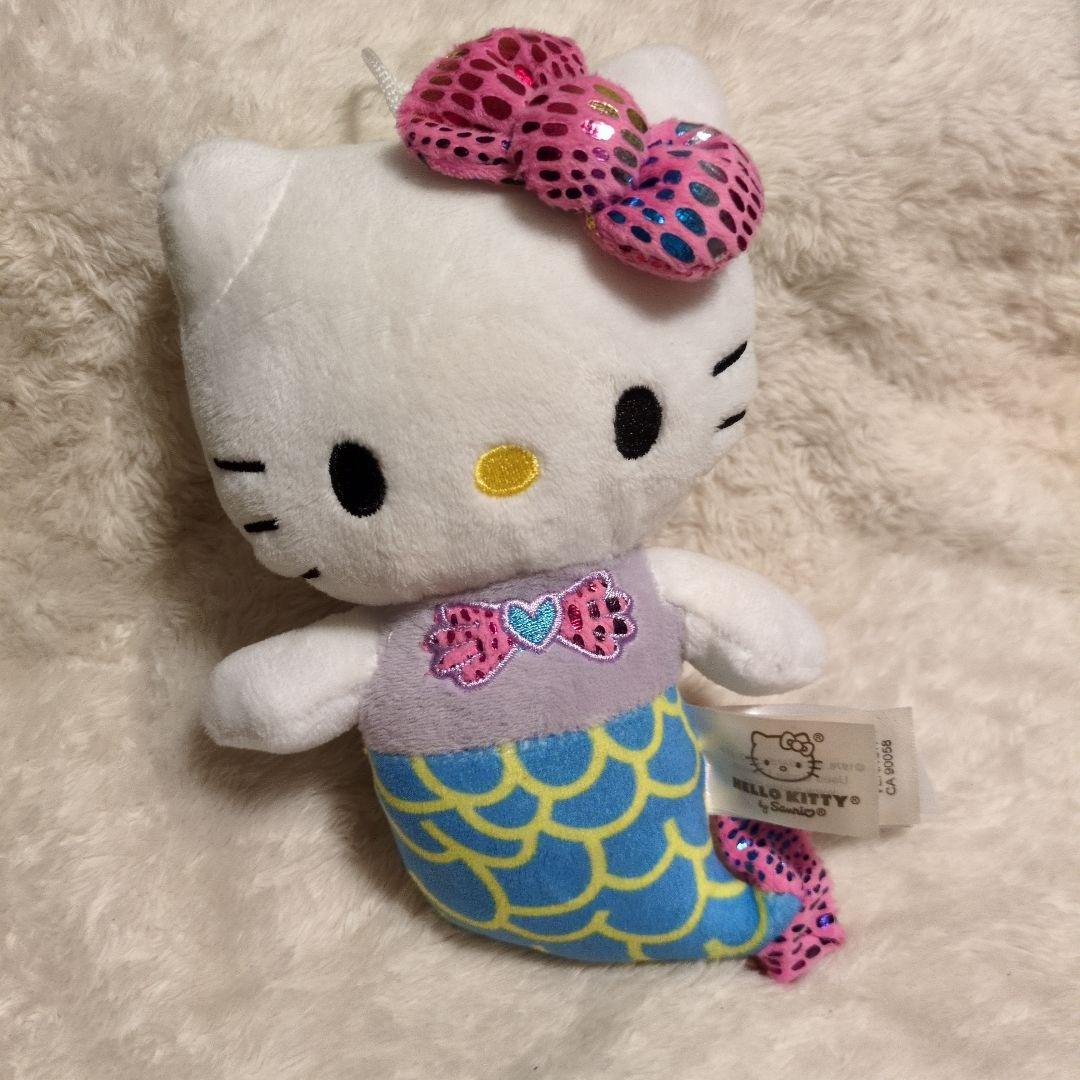 希少レア　キティ　人魚　マーメイド　ぬいぐるみ　海外限定 希少】キティちゃん マーメイド 人魚 ぬいぐるみ - メルカリ