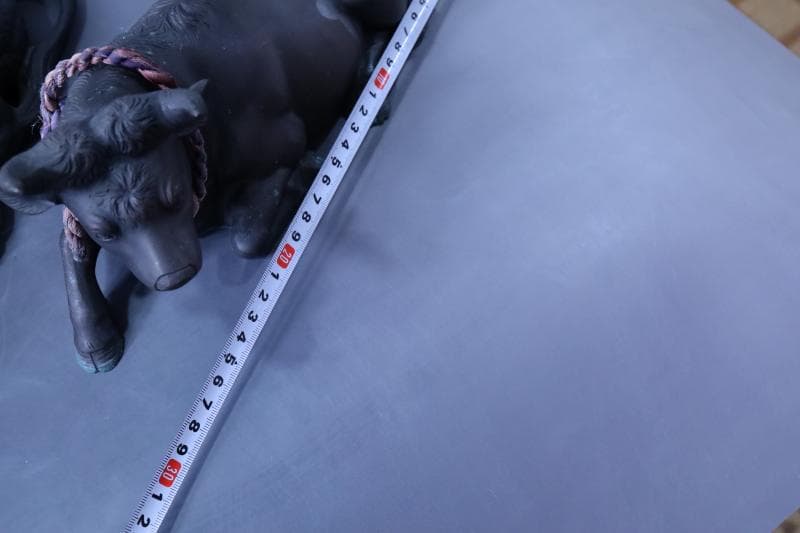 高岡銅器◇鋳銅古銅【夫婦牛】床置き全幅33㎝/28㎝重さ4.2キロ/2キロ