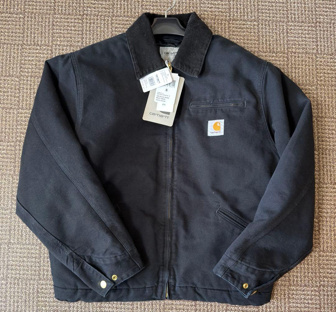 CarharttデトロイトジャケットジャケットOG 黒 サイズS