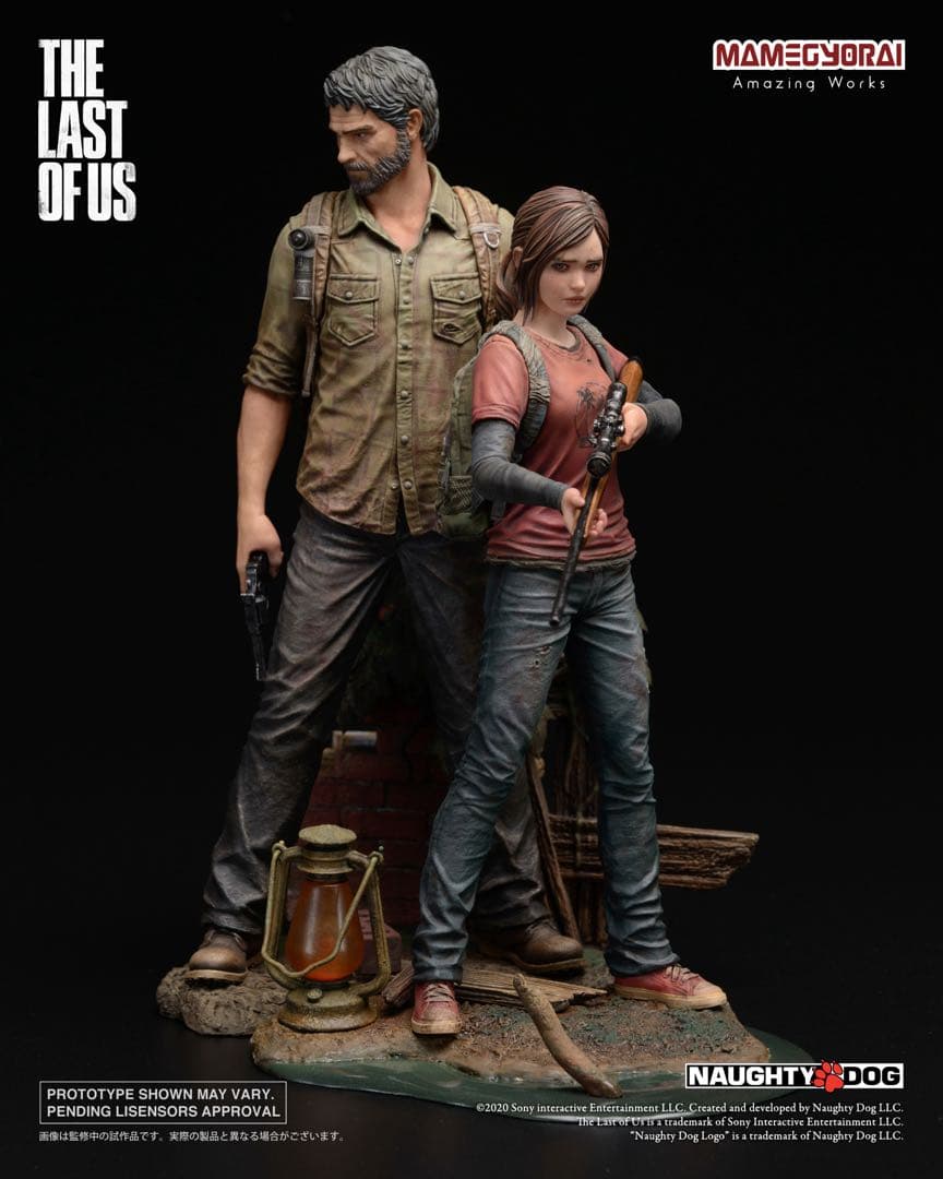 豆魚雷 THE LAST OF US ラストオブアス ジョエル エリー 1/9 豆魚雷 ラストオブアス ジョエル＆エリー 1/9スケール フィギュア 開封