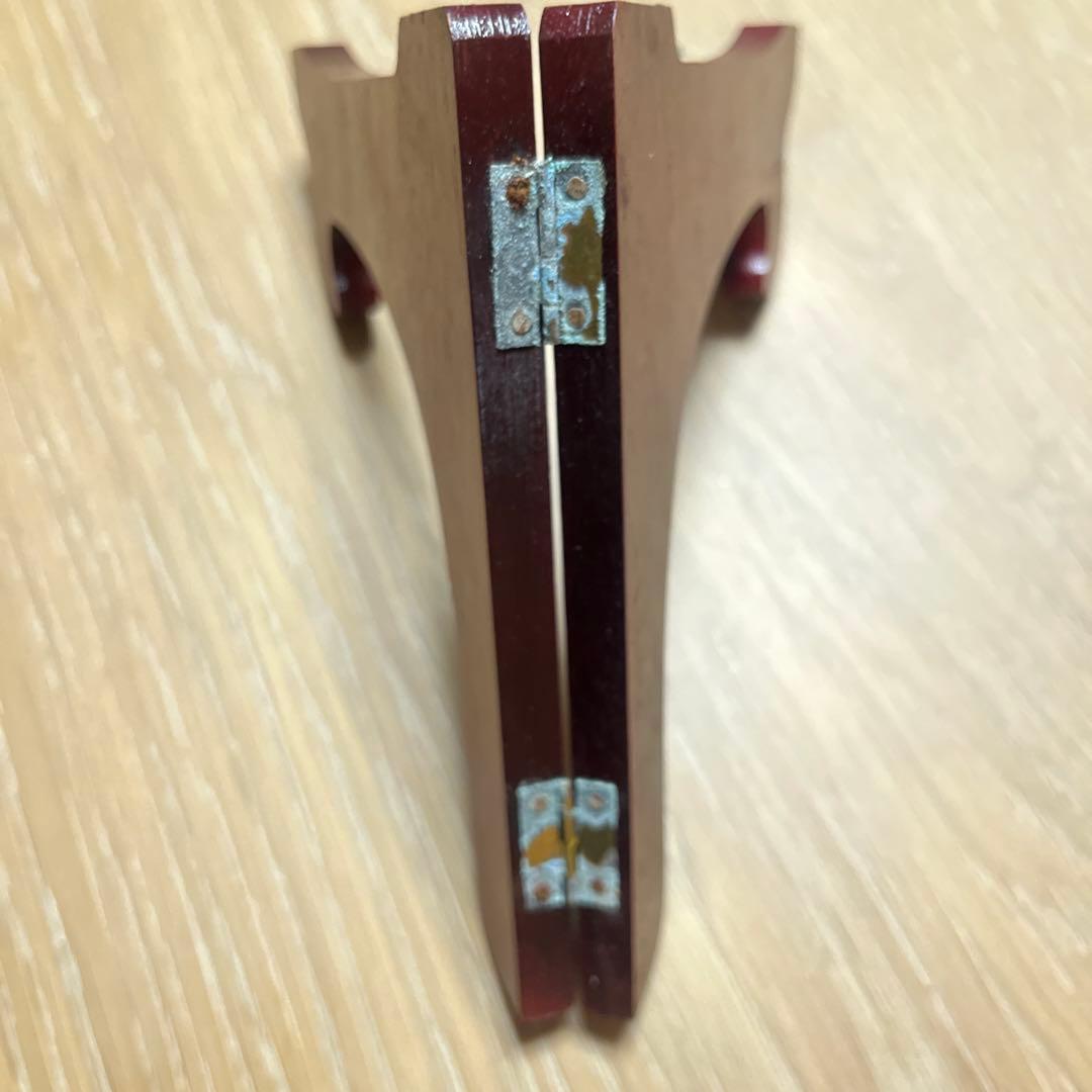 菊桐朱磨　会津漆　工芸品　漆器皿　和菓子皿