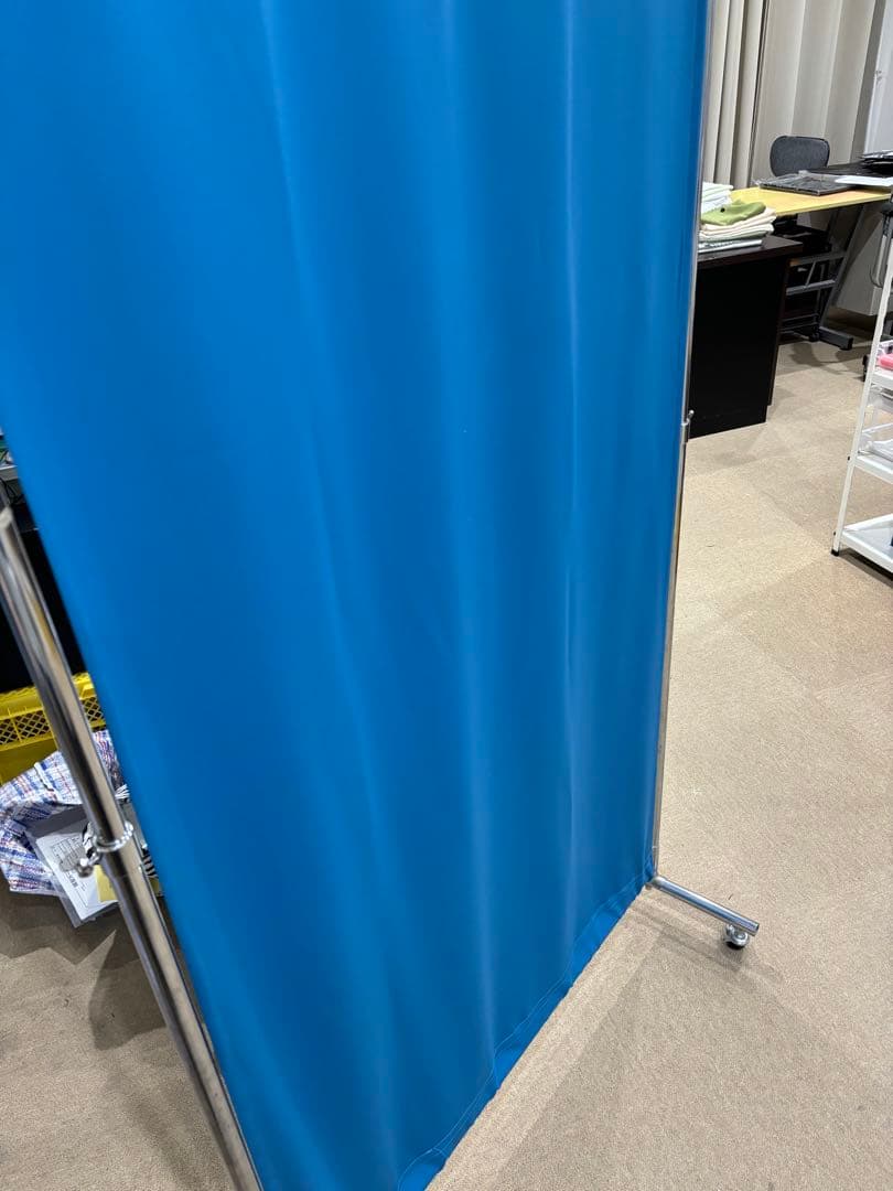 パーテーション布　幅90高さ148ライトオレンジ　6枚