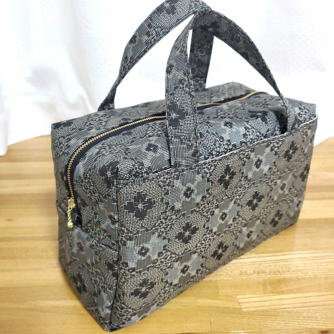 専用　大島紬、帯リメイク　ハンドメイド　利休バック