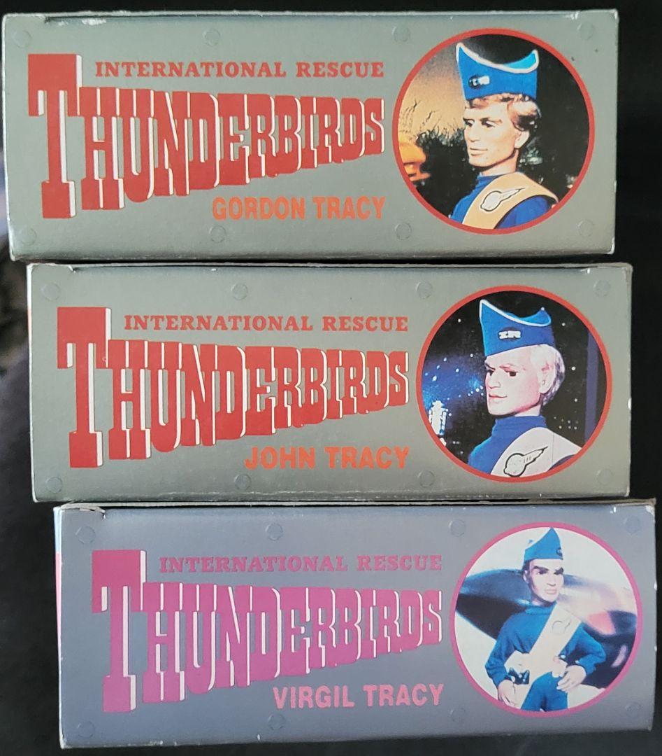 【絶版】「サンダーバード バージル、ジョン、ゴードン・トレイシー」フィギュア