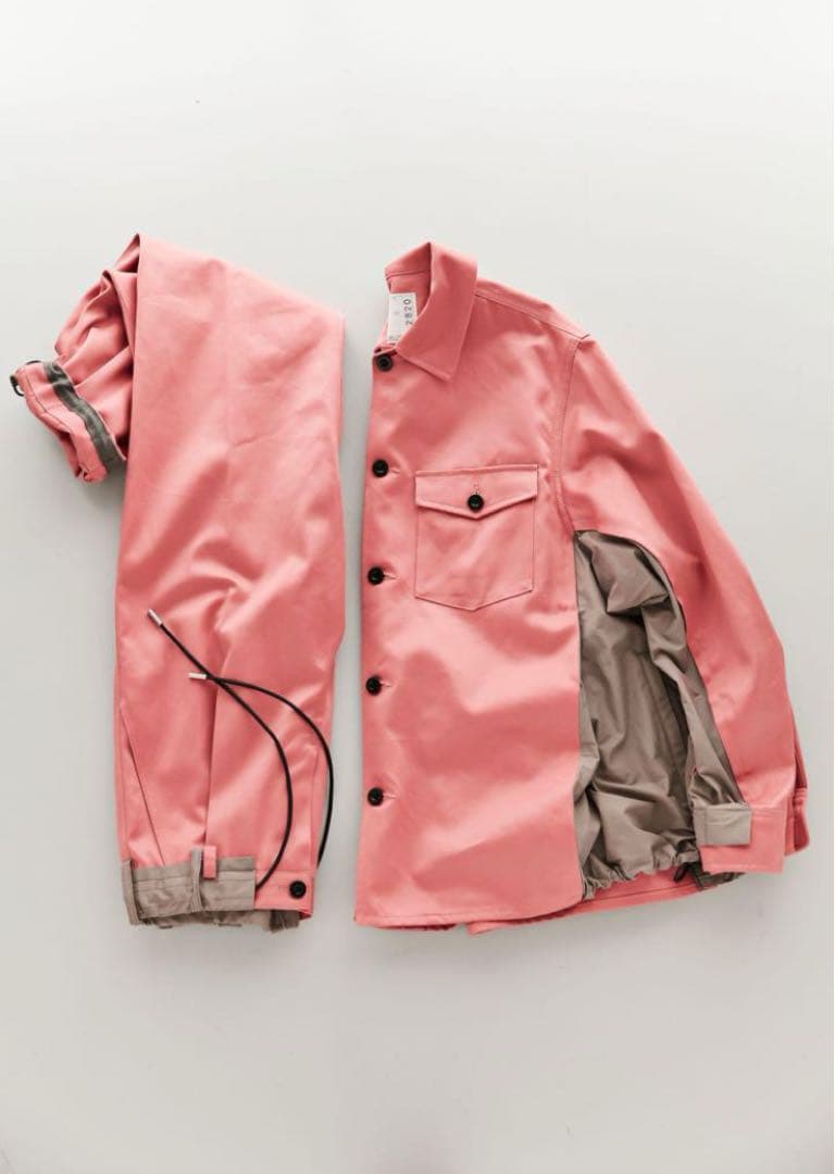 sacai ピンク チノパン コットン 22aw Chinopants サカイ - メルカリ