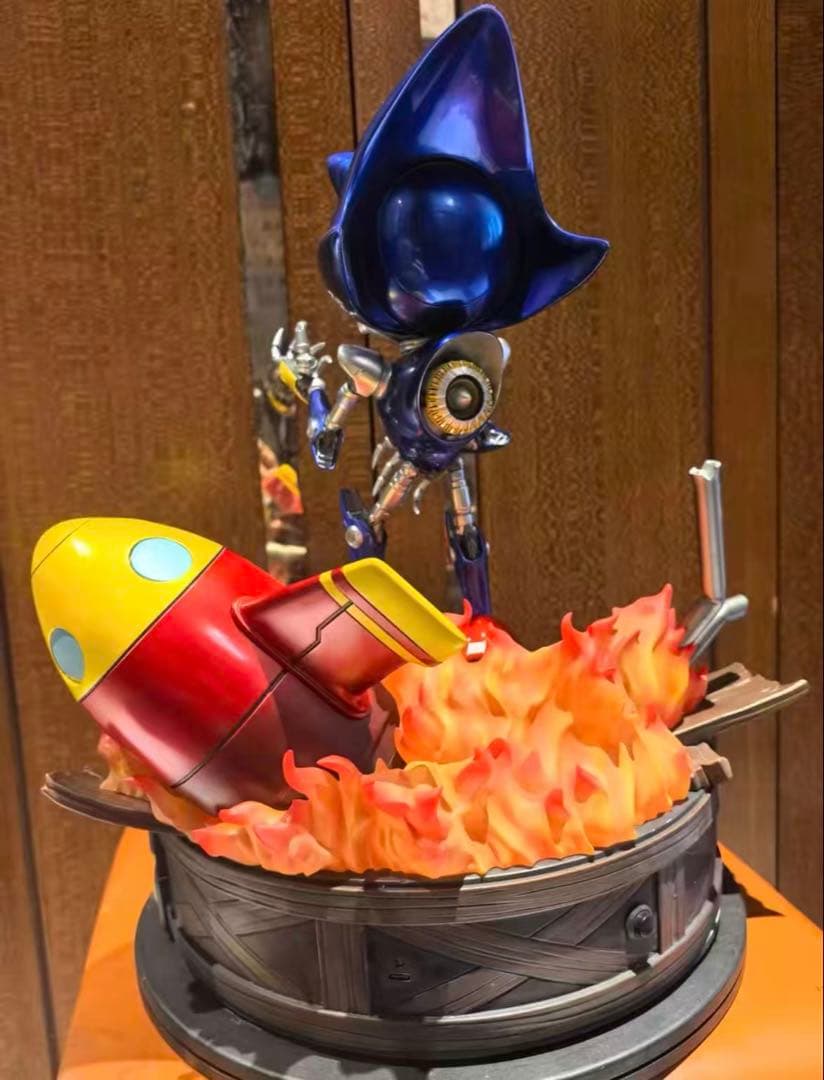 ソニック・ザ・ヘッジホッグ F4F 金属 スタチュー フィギュア