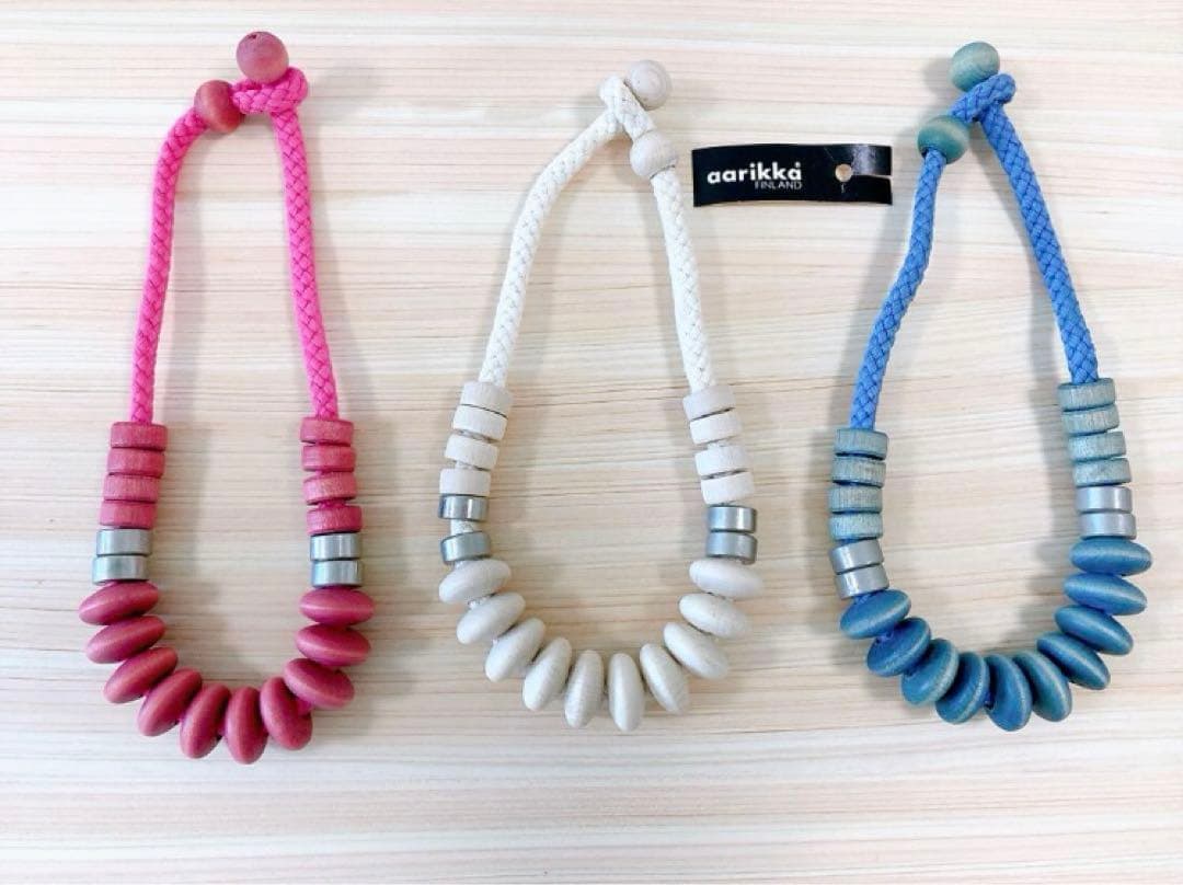 mm588様専用』アーリッカ〈ネックレス〉ピンク＆ブルー2色セット