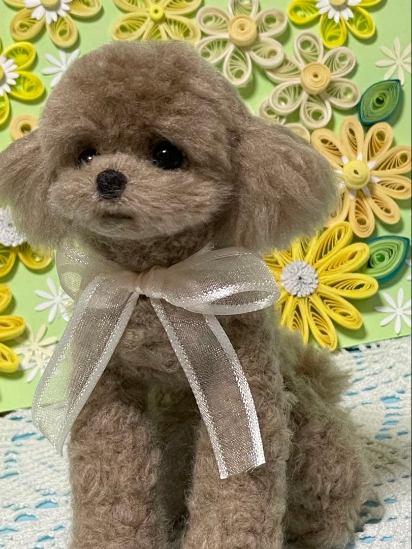 羊毛フェルトトイプードル ティファニー様専用 羊毛フェルトトイ
