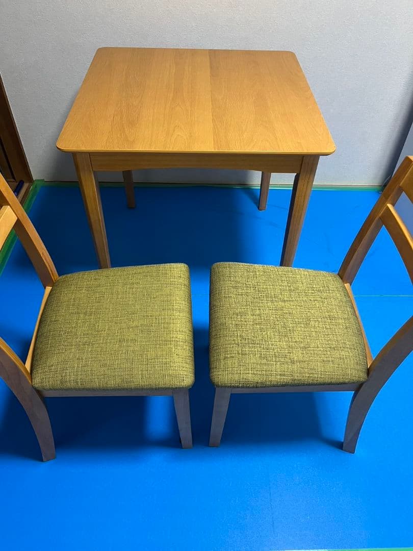 ニトリ　ダイニングテーブルセット オーク75　家具　B12