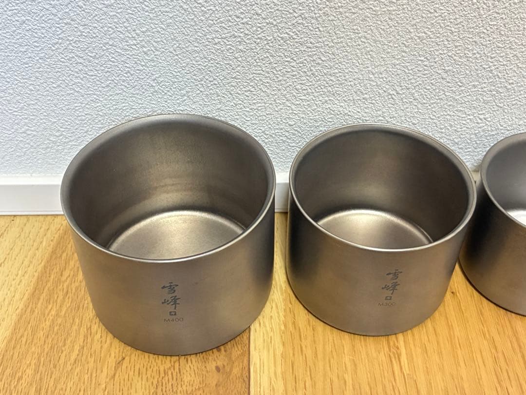 【激レア】スノーピーク　スタッキングマグ　雪峰　Ｍ400 300 200 150