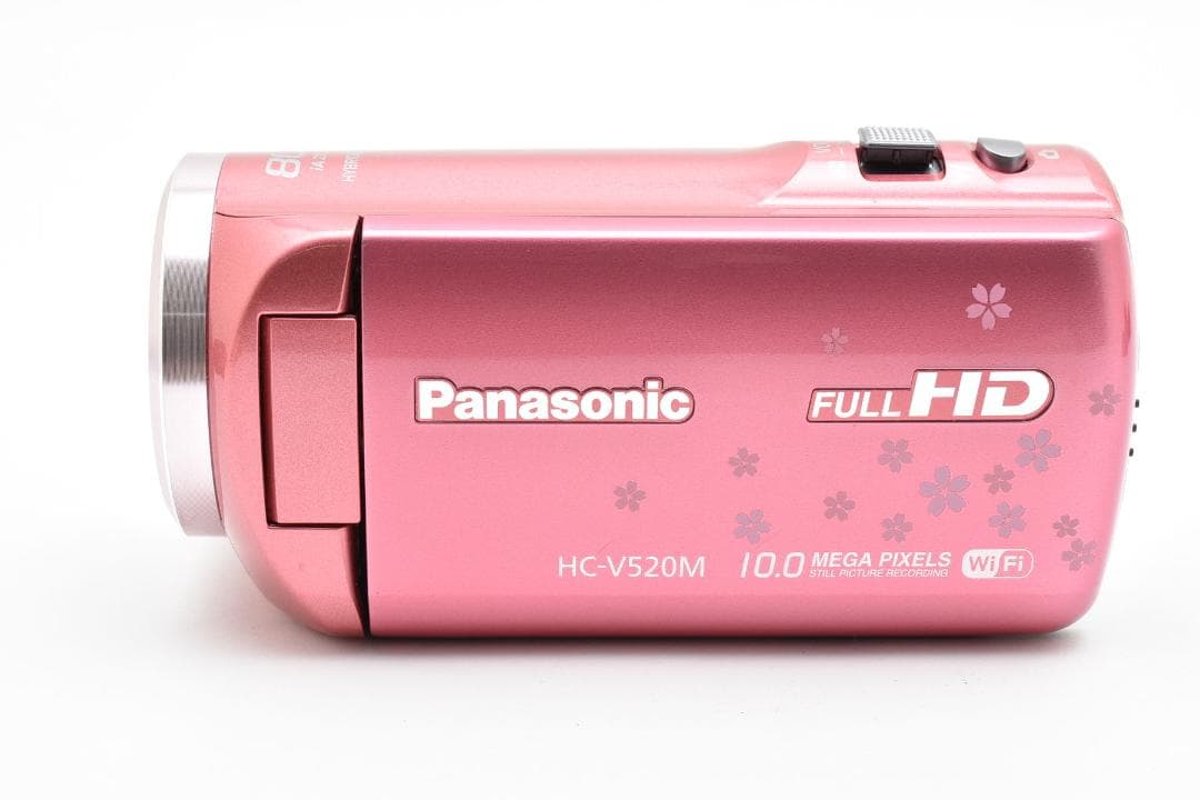 【極美品】Panasonic ビデオカメラ　 HC-V520M ピンク　新品級！