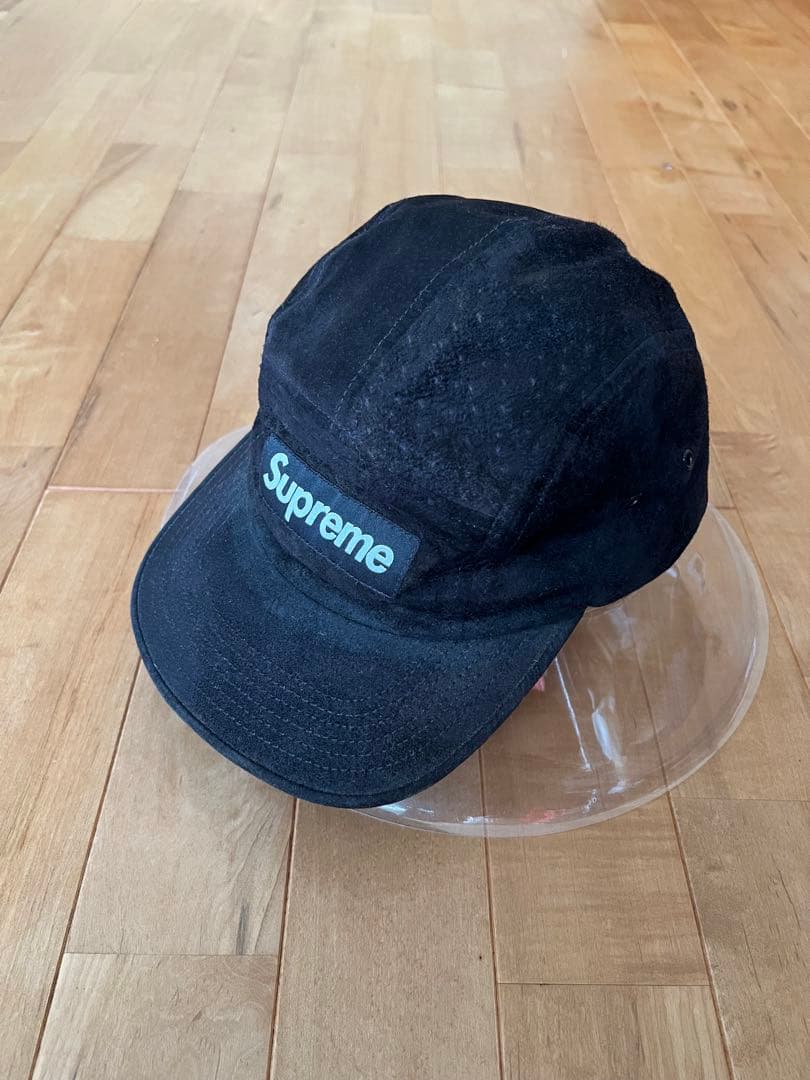 USA製 Supreme シュプリーム ピッグスキン ジェットキャップ黒 USA製 Supreme シュプリーム ピッグスキン ジェットキャップ黒