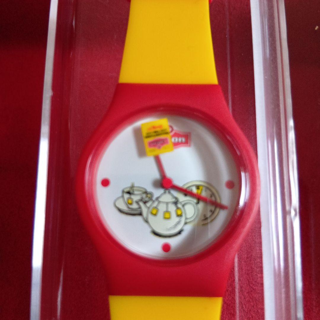 リプトン　Lipton キャラクター時計 抽選当選品　　電池交換済　稼働確認済