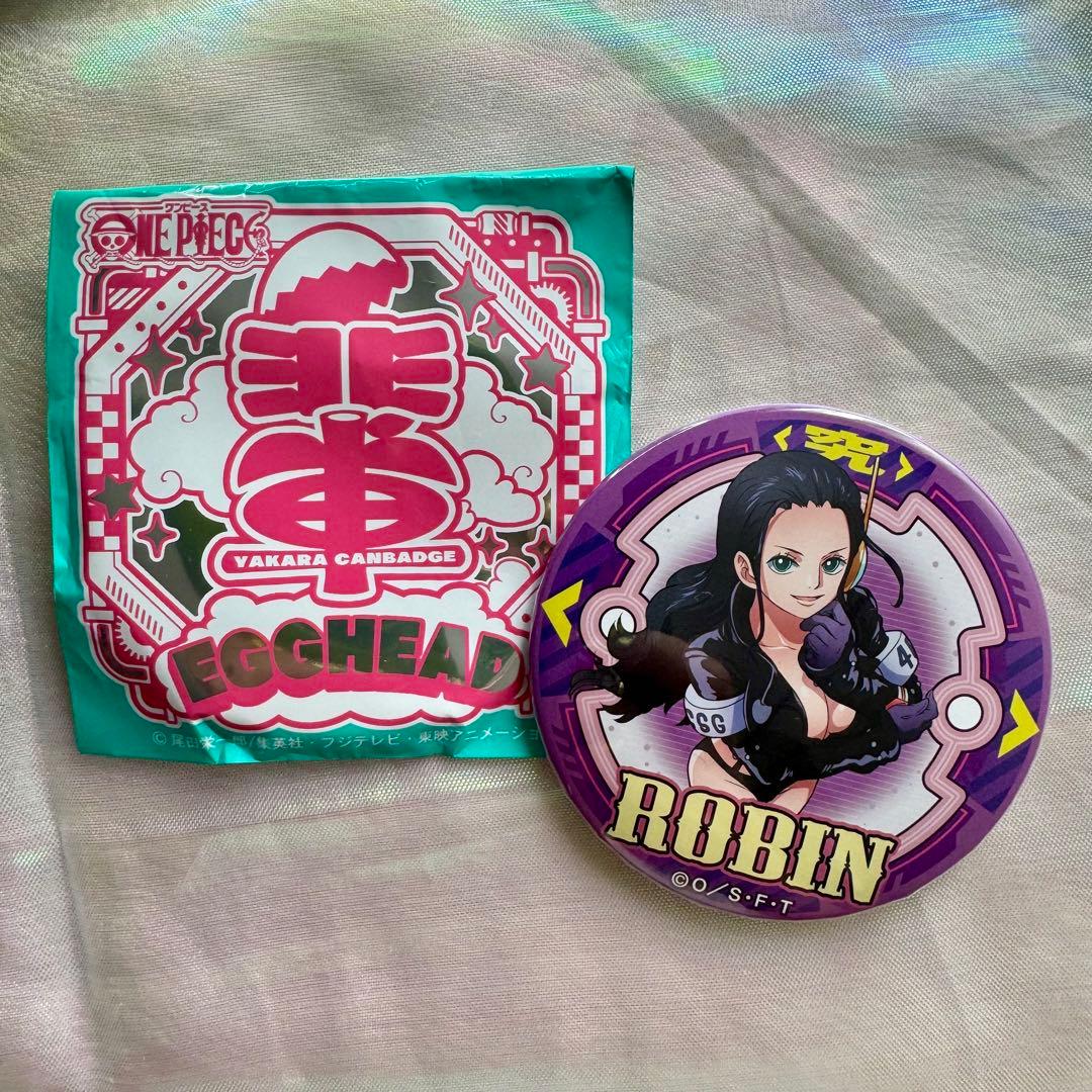 ONE PIECE 麦わらストア 輩缶バッジ アルティメットクルー ロビン