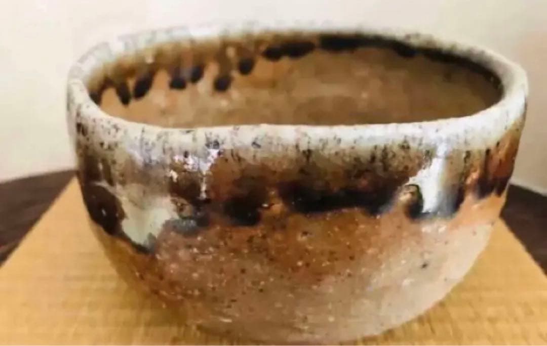 自然釉信楽茶盌