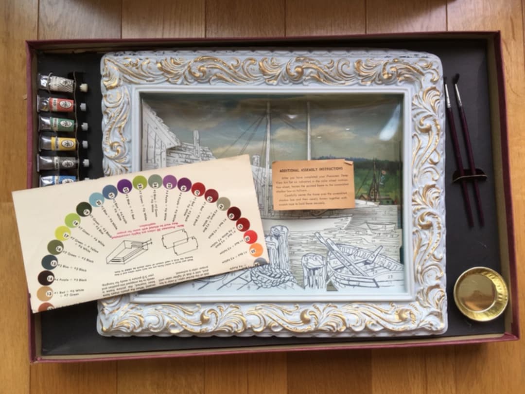 ヴィンテージ！レア! 3D paint by numbers kits ヴィンテージ！レア! 3D paint by numbers kits ヴィンテージ！レア