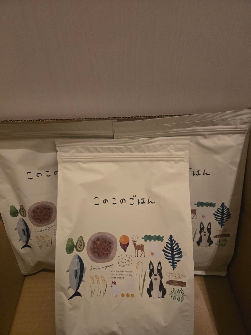 今月到着 このこのごはん 1kg×3袋 - メルカリ