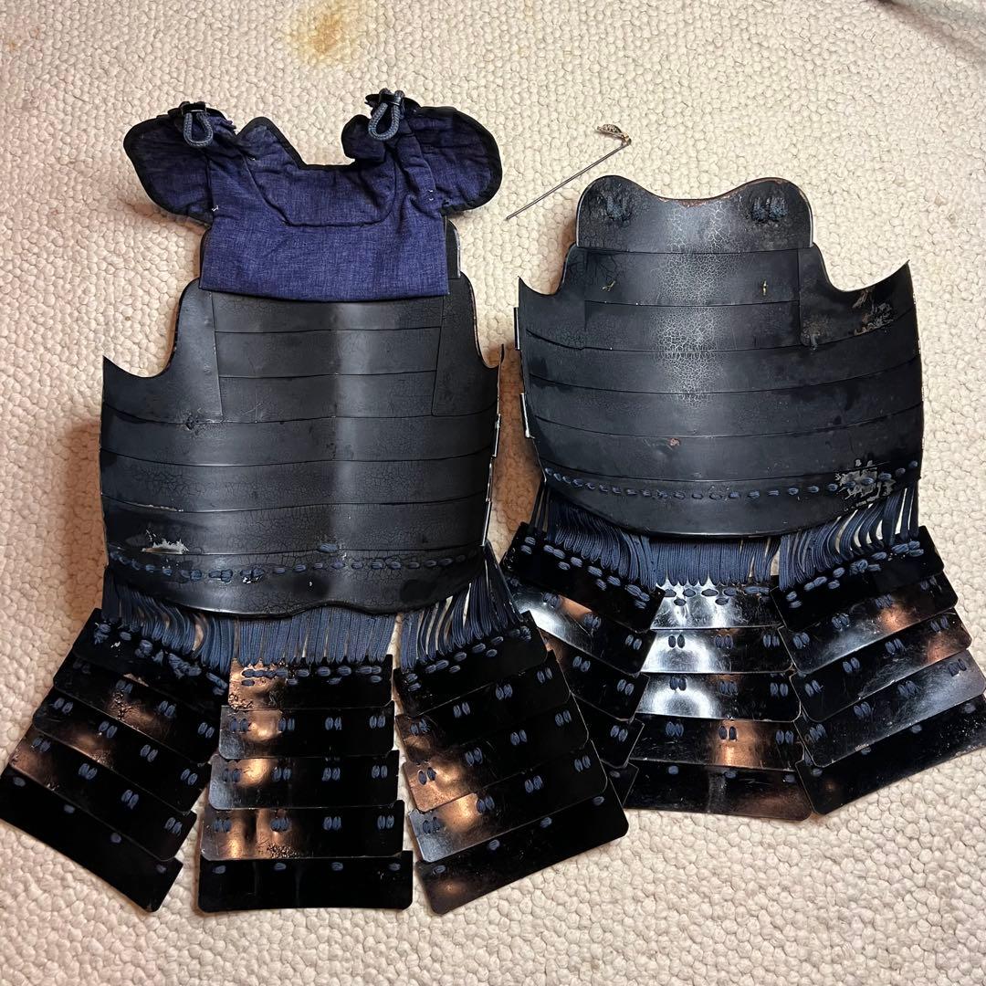 【BLACK】【越前朝倉家 鎧】日本甲冑【等身大】鎧一式【清掃•除菌】済