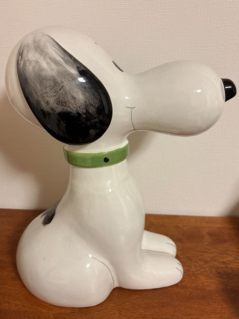 PEANUTS イタリーバンク　スヌーピー  ラージ　陶器　バンク