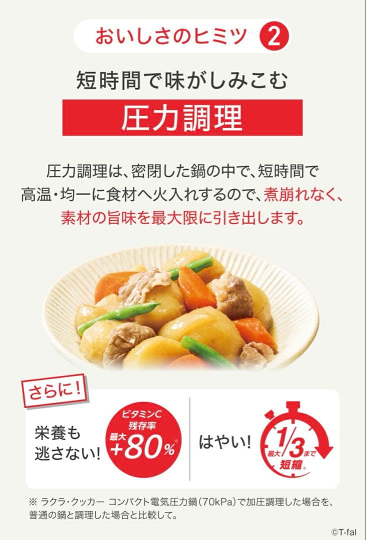 【未使用】T-fal ティファール ラクラクッカー 電気圧力鍋 CY3511JP