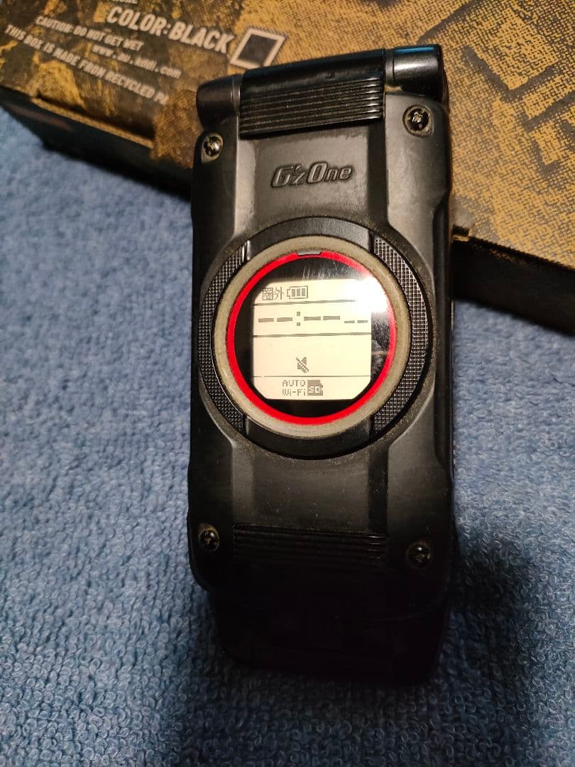 CASIO ガラケー Gz One TYPE-X ブラック 箱付き G'z one TYPE-xx au