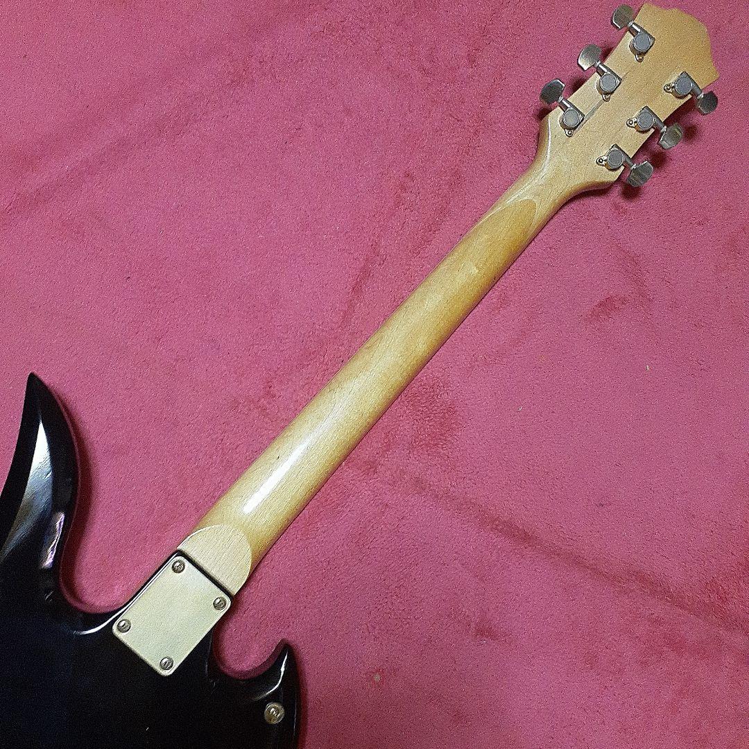 【良・美・レア品】謎の手・ペイント。hideモデル。MGモッキンバードギター。