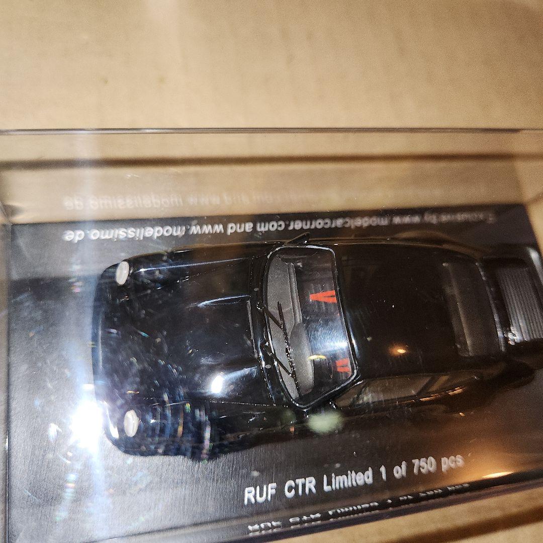 RUF CTR 限定ミニカー ブラック 750個限定スパーク1/43