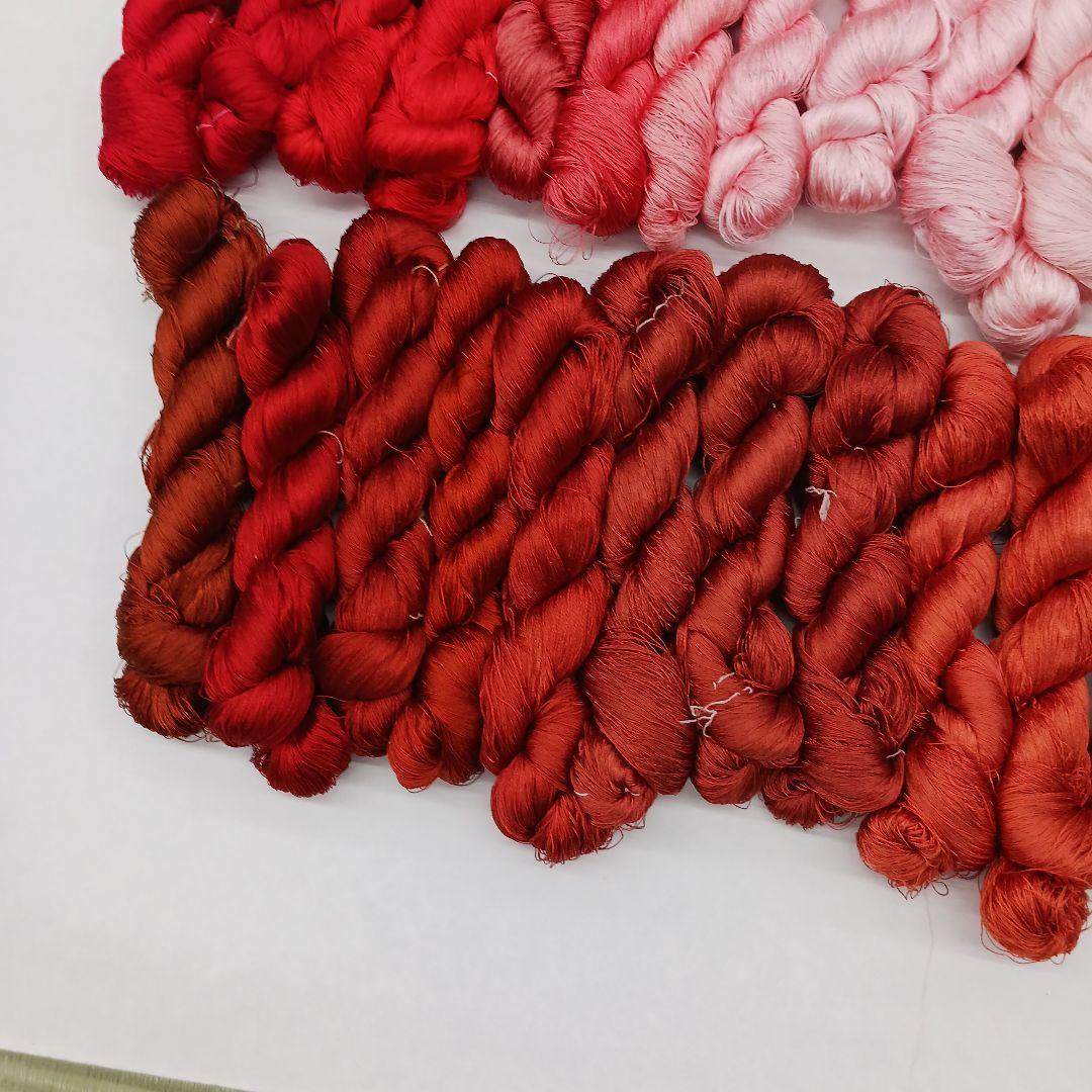 織物、組紐、刺繍手芸用絹糸セット361