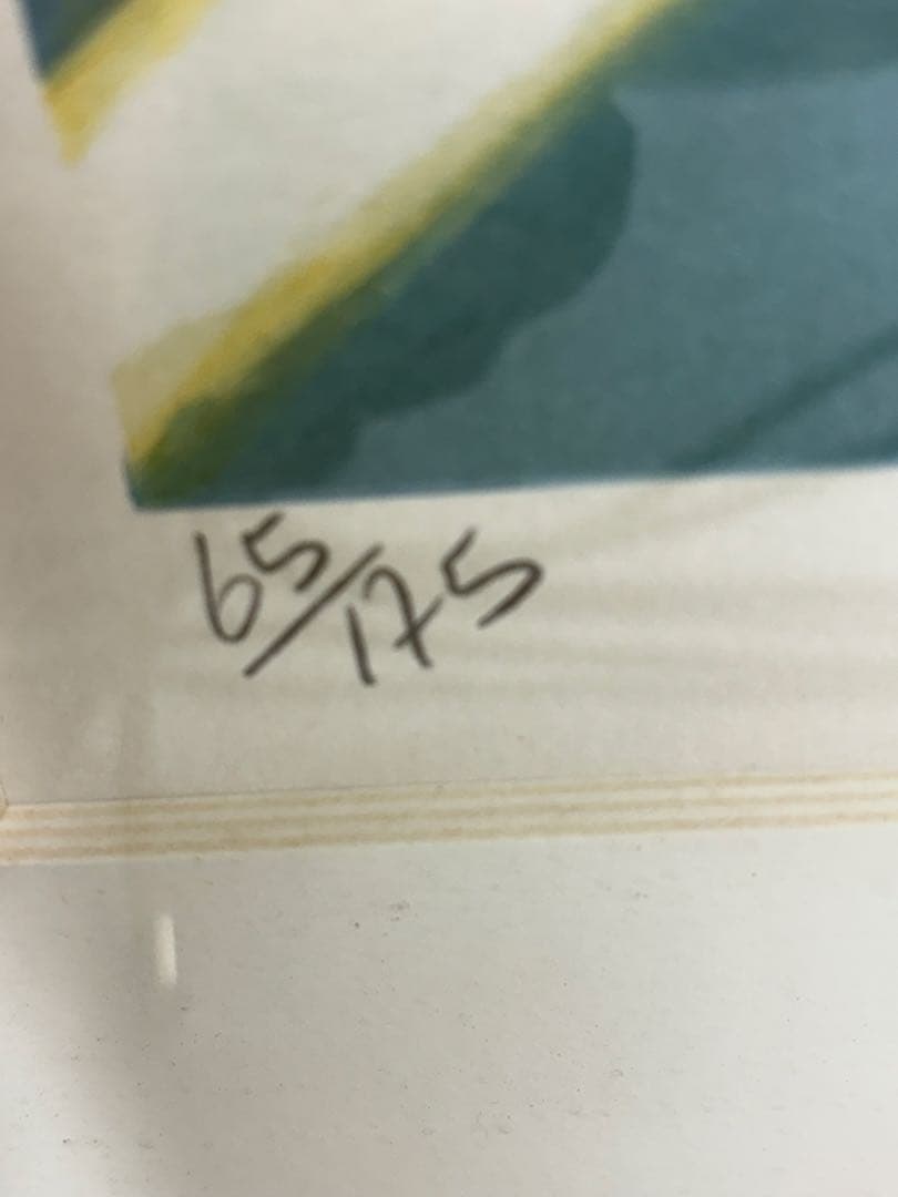 サントリーニ島風景 ジャン・クロード・キリチ リトグラフ 絵画 直筆