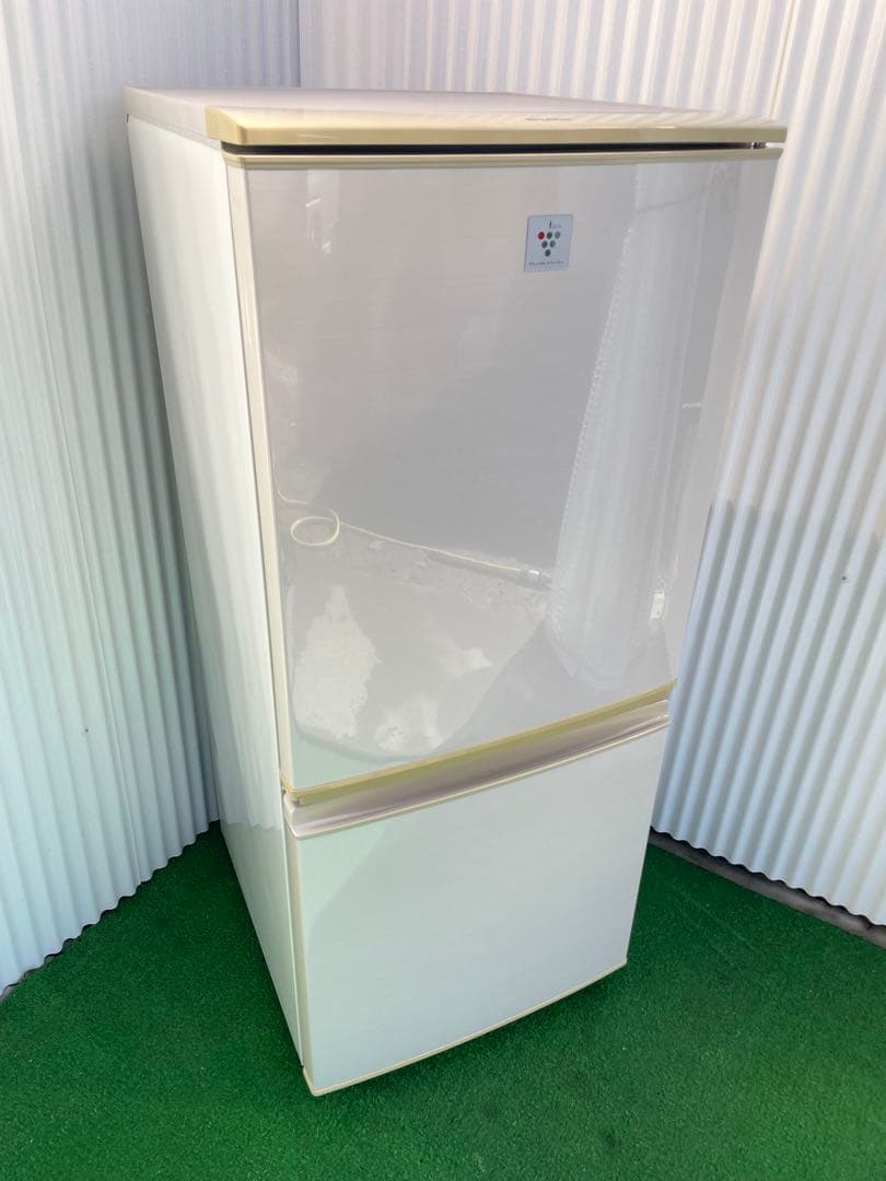 891 シャープ 左右付け替え可能ドア 2ドア冷蔵庫 一人暮らし 単身 ベージュ