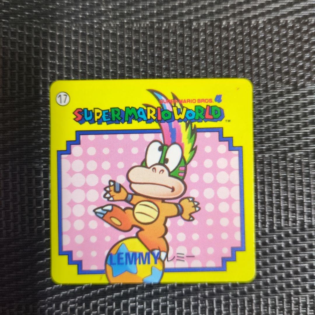 1990年発売 スーパーマリオワールド カード キラマグネット4枚目