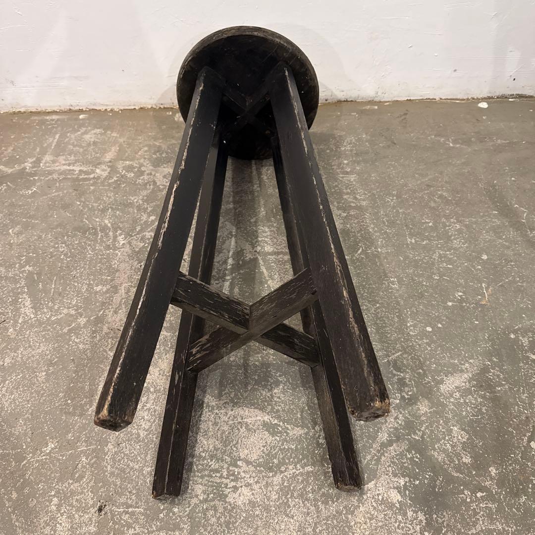 ヴィンテージ　バースツール　ペイント　ハイチェア　1